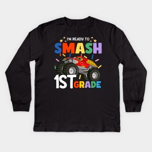 I'm ready to Smash 1st grade Kids Long Sleeve T-Shirt